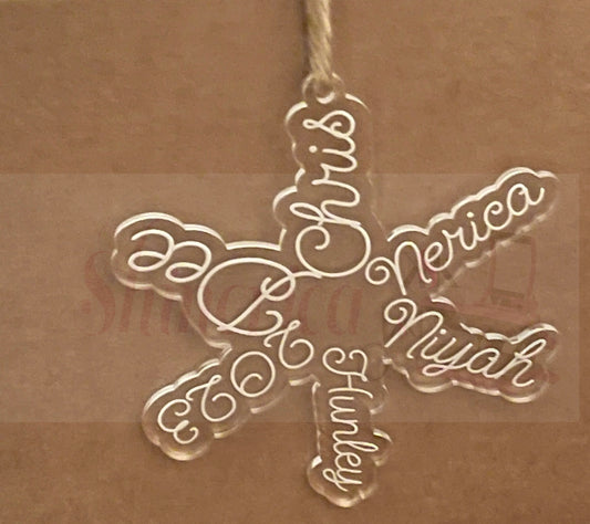 Snowflake ornament Snowflake ornament