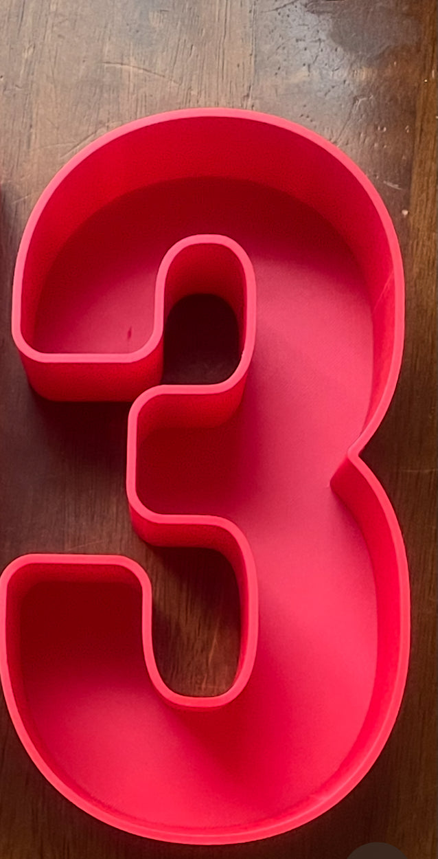 3D Printed Letters & Numbers (20 cm)