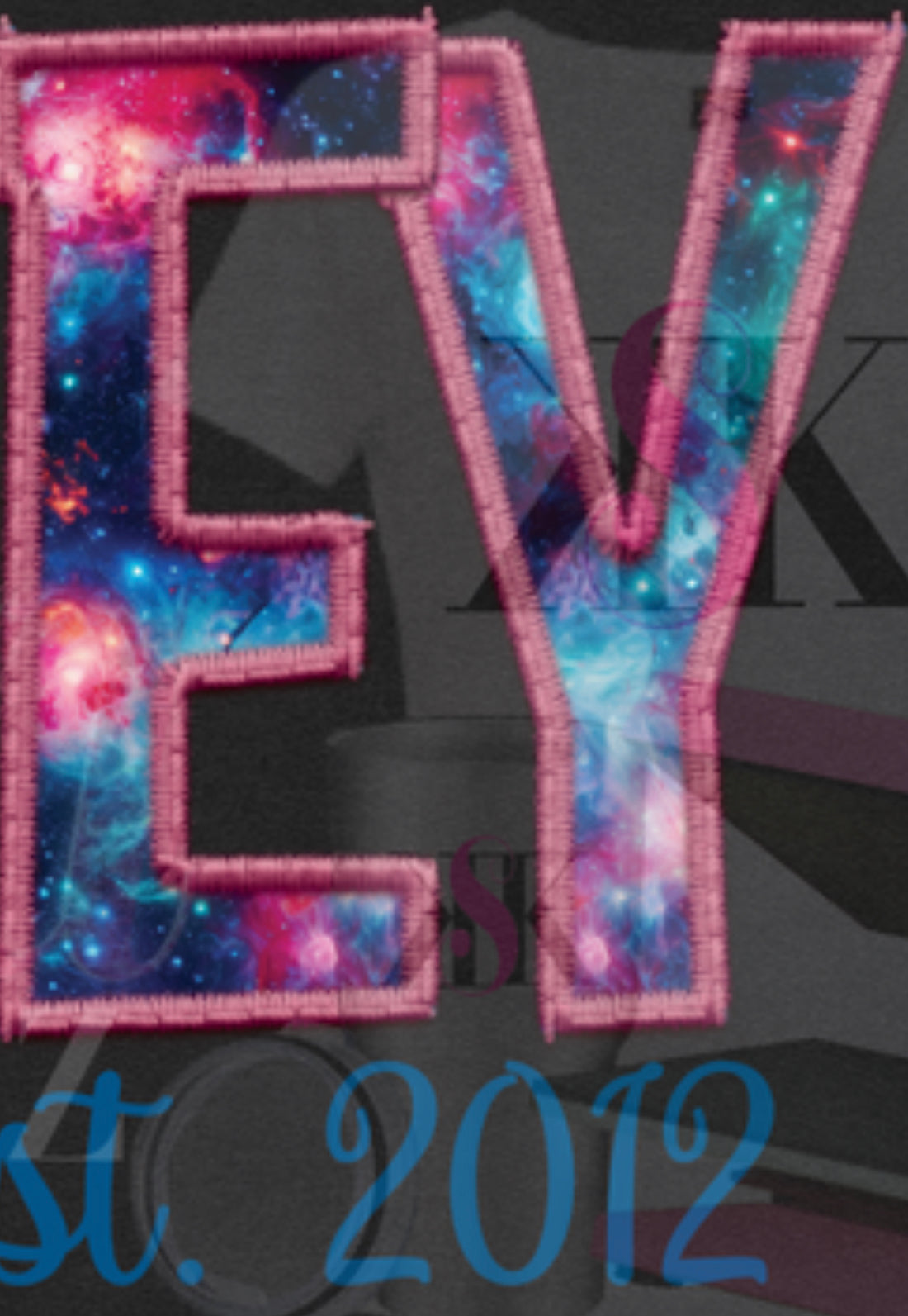 Personalized WIFEY(pink galaxy) apparel