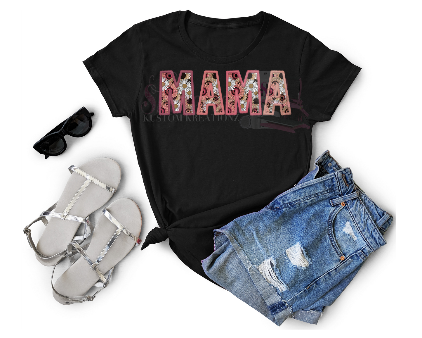 Mama-pink floral