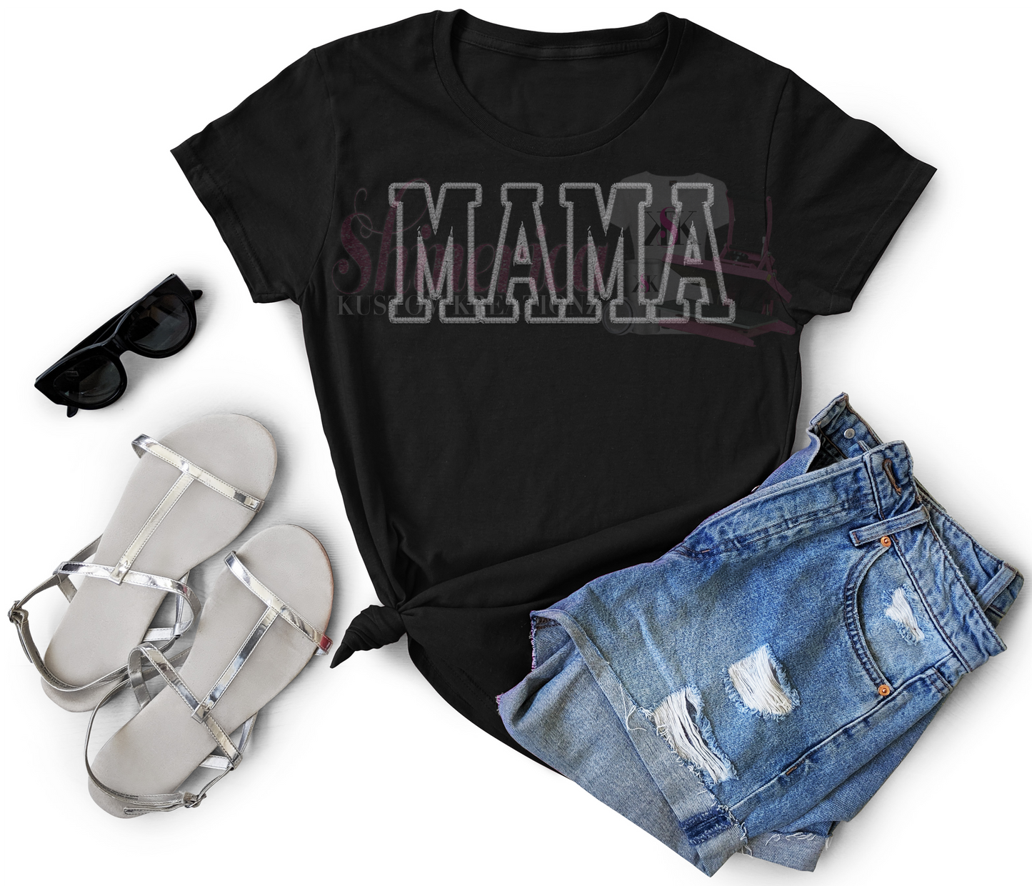 Mama-gray outline