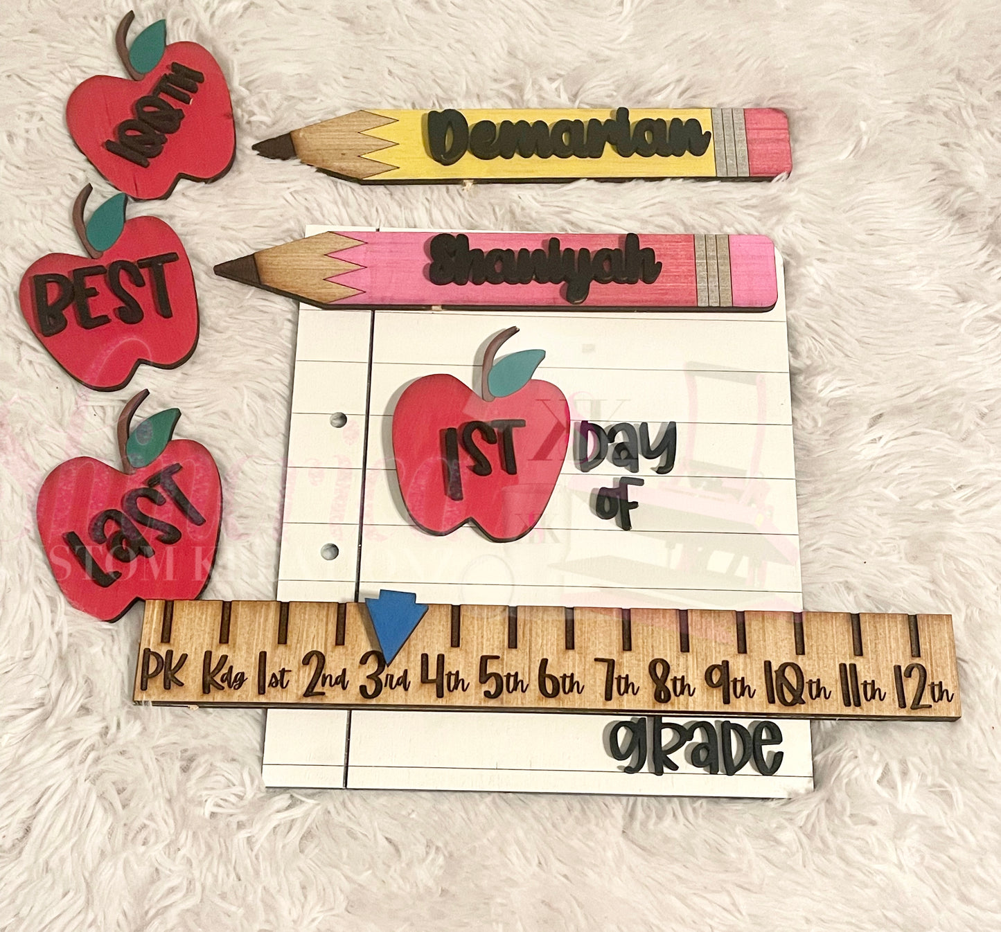 First, Best, 100th and Last Day of School Sign