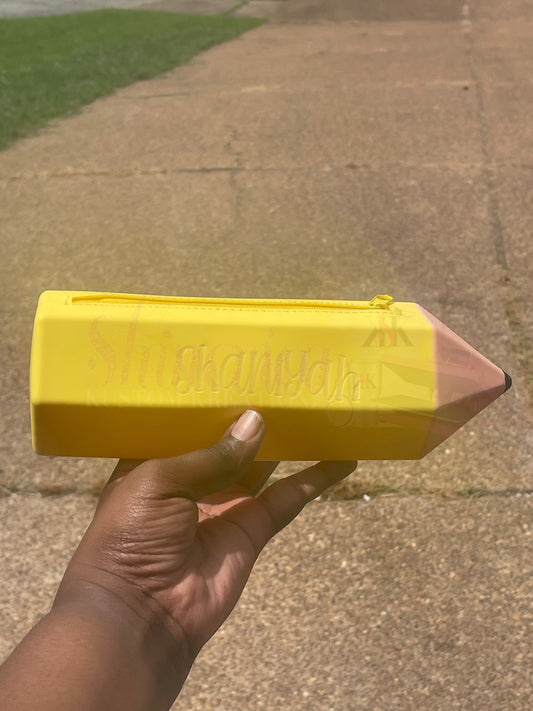 Engraved Pencil Pouch Engraved Pencil Pouch