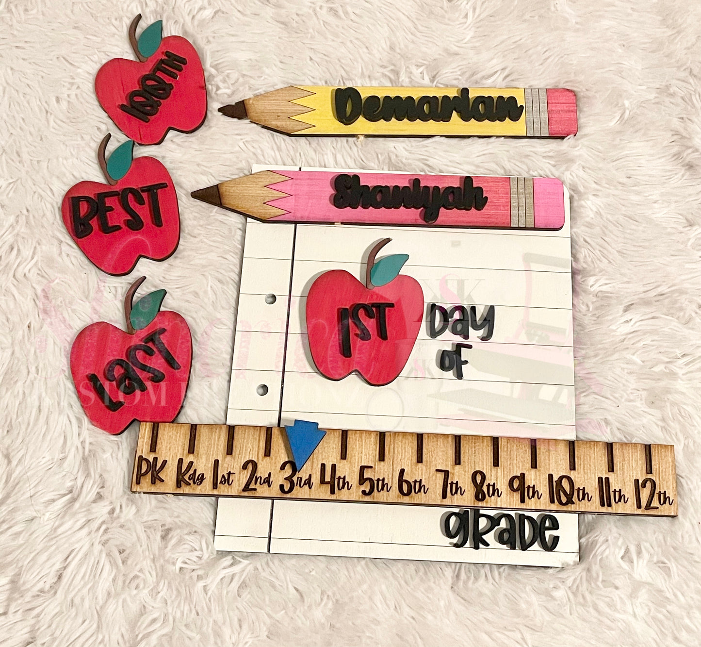 First, Best, 100th and Last Day of School Sign