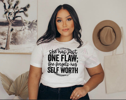 Self Worth T-Shirt | Women's Empowerment Graphic Tee Self Worth T-Shirt | Women's Empowerment Graphic Tee