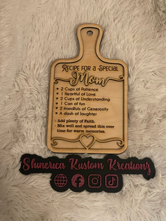 Recipe For A Special Mom/Grandma Recipe For A Special Mom/Grandma