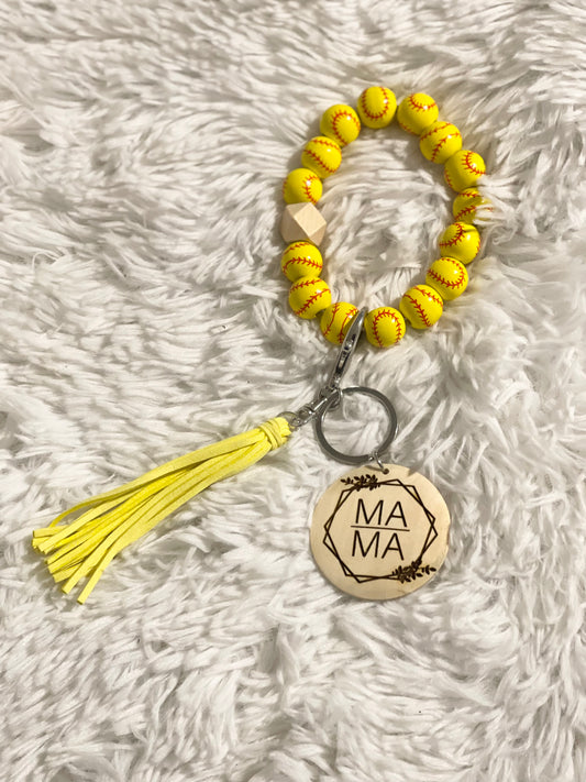 Softball Wristlet Softball Wristlet