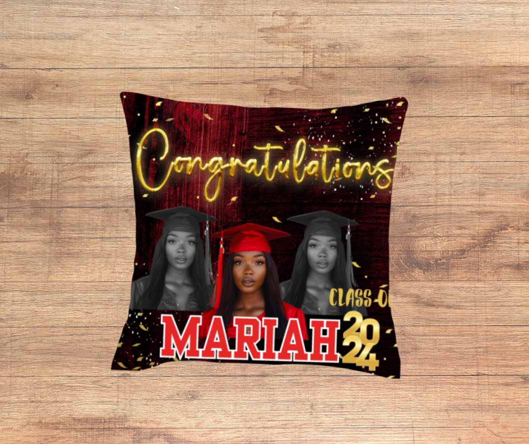 Grad Diploma Pillow