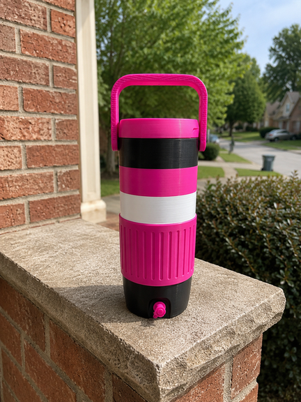 3D Printed Bottle Holder for 16.9 oz Drinks | Cute Drink Accessory
