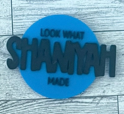 Custom Refrigerator Magnet – Personalized Wood or 3D Printed Name Magnet