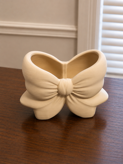 Bow Makeup Brush Holder & Pen Organizer| 3D Printed Desk & Vanity Organizer