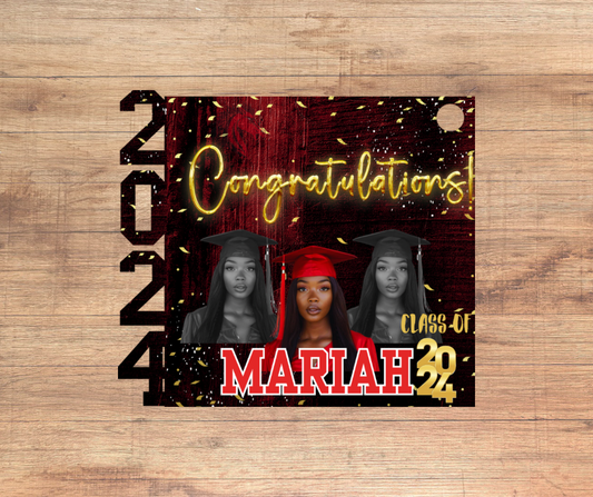 Senior Sublimation Keychain