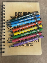 Load image into Gallery viewer, Barely Employed: A Sarcastic Pen Set (Set of 7)
