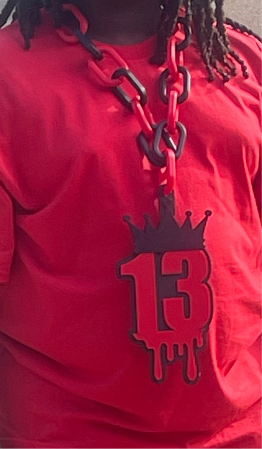 Custom Oversized Birthday Chain – 3D Printed Necklace