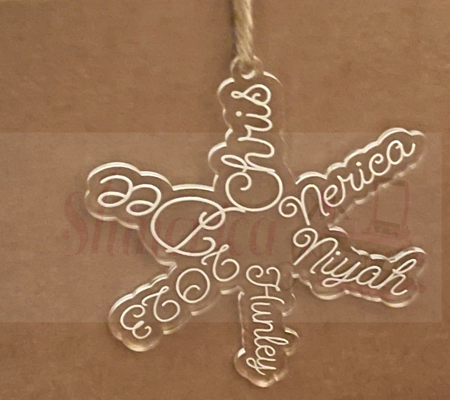 Snowflake ornament