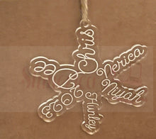 Load image into Gallery viewer, Snowflake ornament
