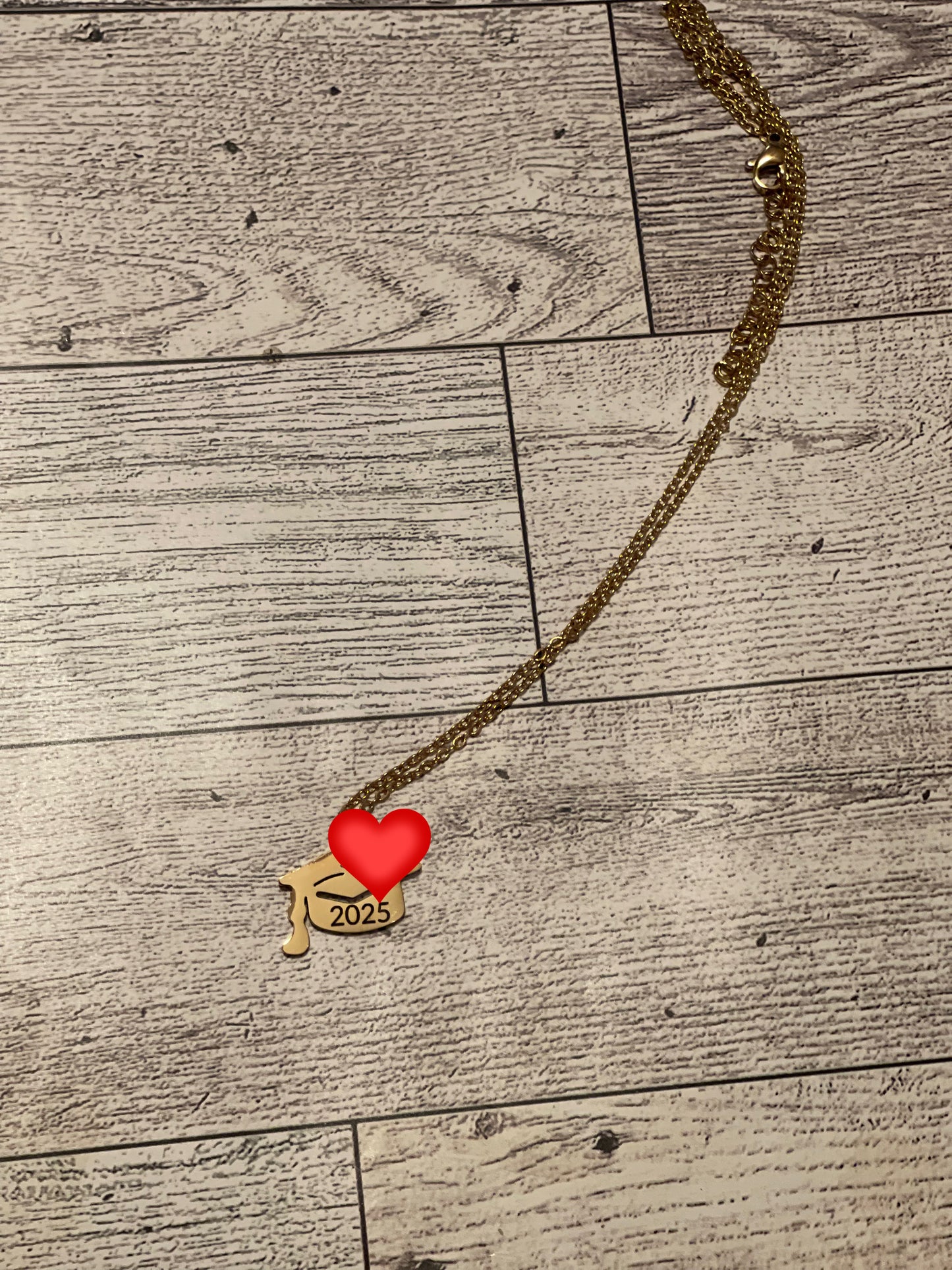 Graduation Cap Pendant Necklace