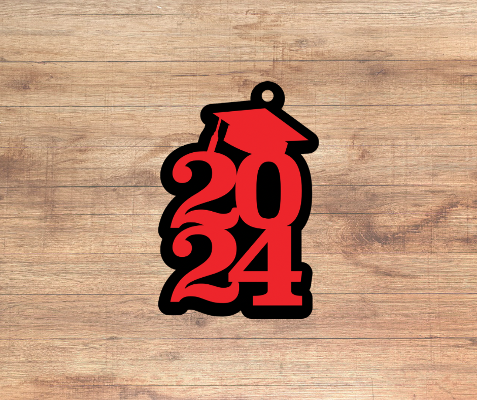 Senior acrylic keychain