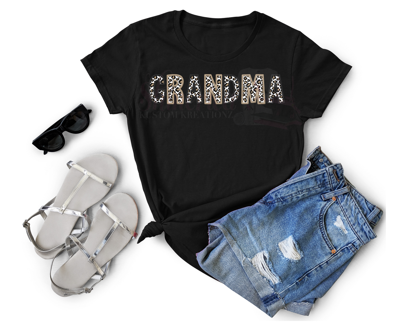 Grandma-leopard design