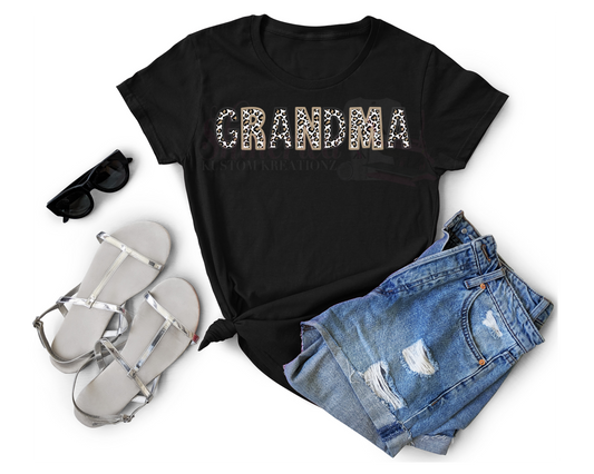 Grandma-leopard design