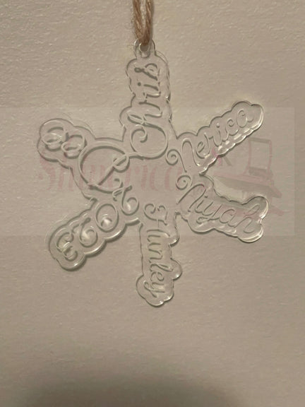 Snowflake ornament