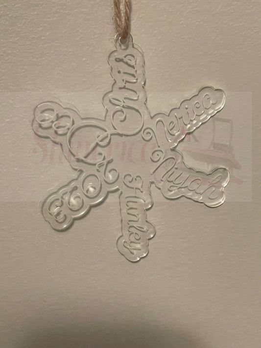 Snowflake ornament