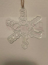 Load image into Gallery viewer, Snowflake ornament
