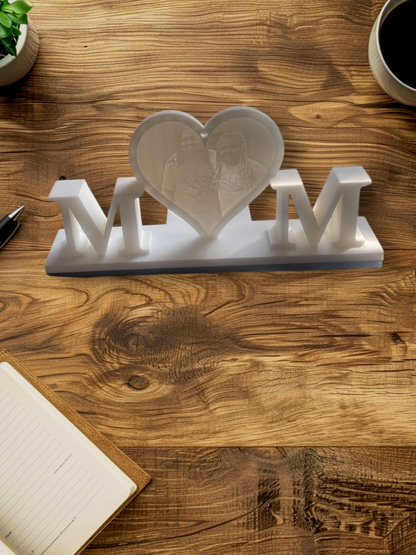 Personalized MOM Photo Light | 3D Printed Lithophane Mother's Day Gift