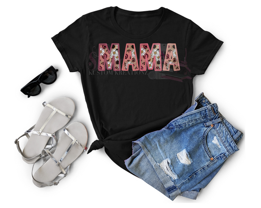 Mama-pink floral