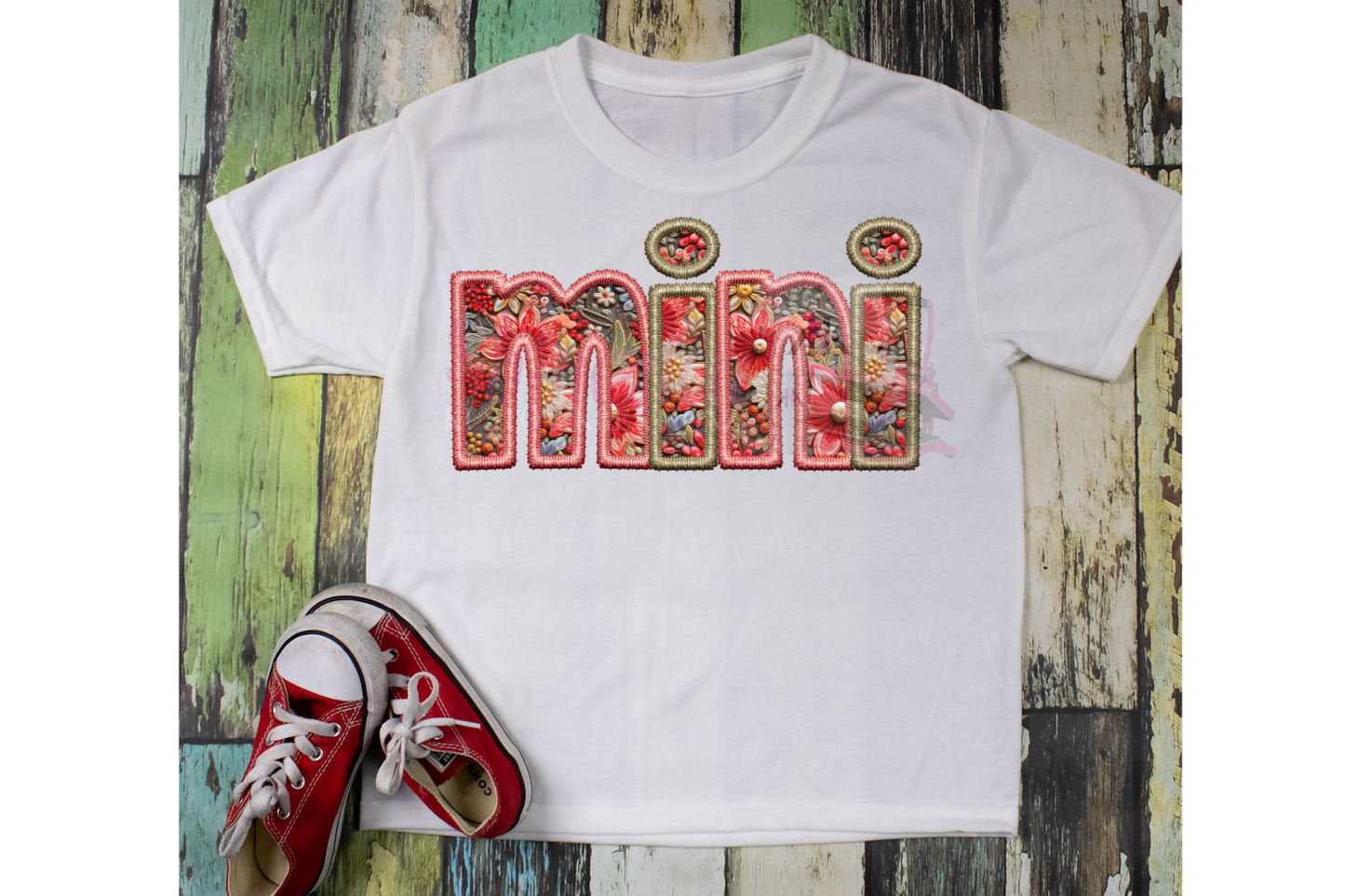 Mini-red floral