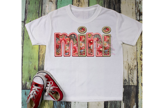 Mini-red floral