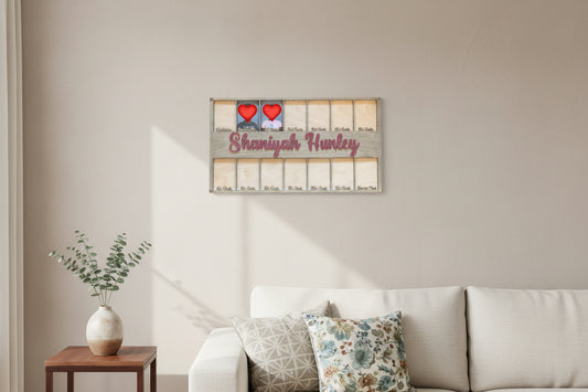 Personalized School Year Photo Frame – Custom Laser Cut Wood & Acrylic Keepsake