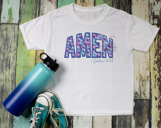 Amen-floral blue-infant/toddler/youth