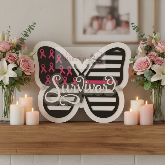 Awareness Butterfly Mockup
