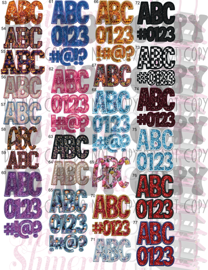 Custom Faux Embroidery Apparel