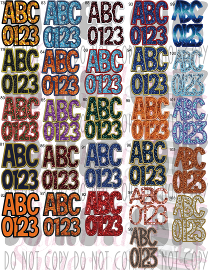 Custom Faux Embroidery Apparel infant/toddler/youth
