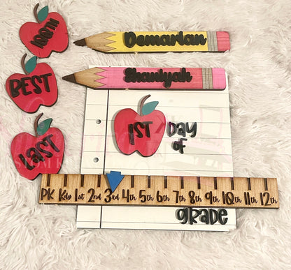 First, Best, 100th and Last Day of School Sign