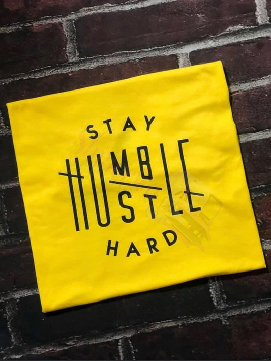 Stay Humble Hustle Hard (white)