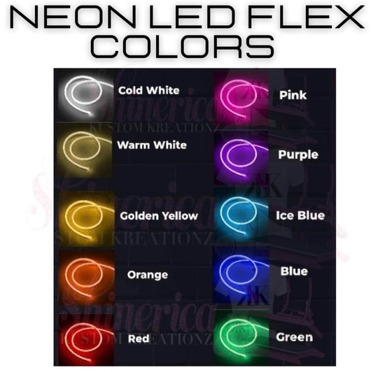 Pencil/Crayon Neon Flex Sign