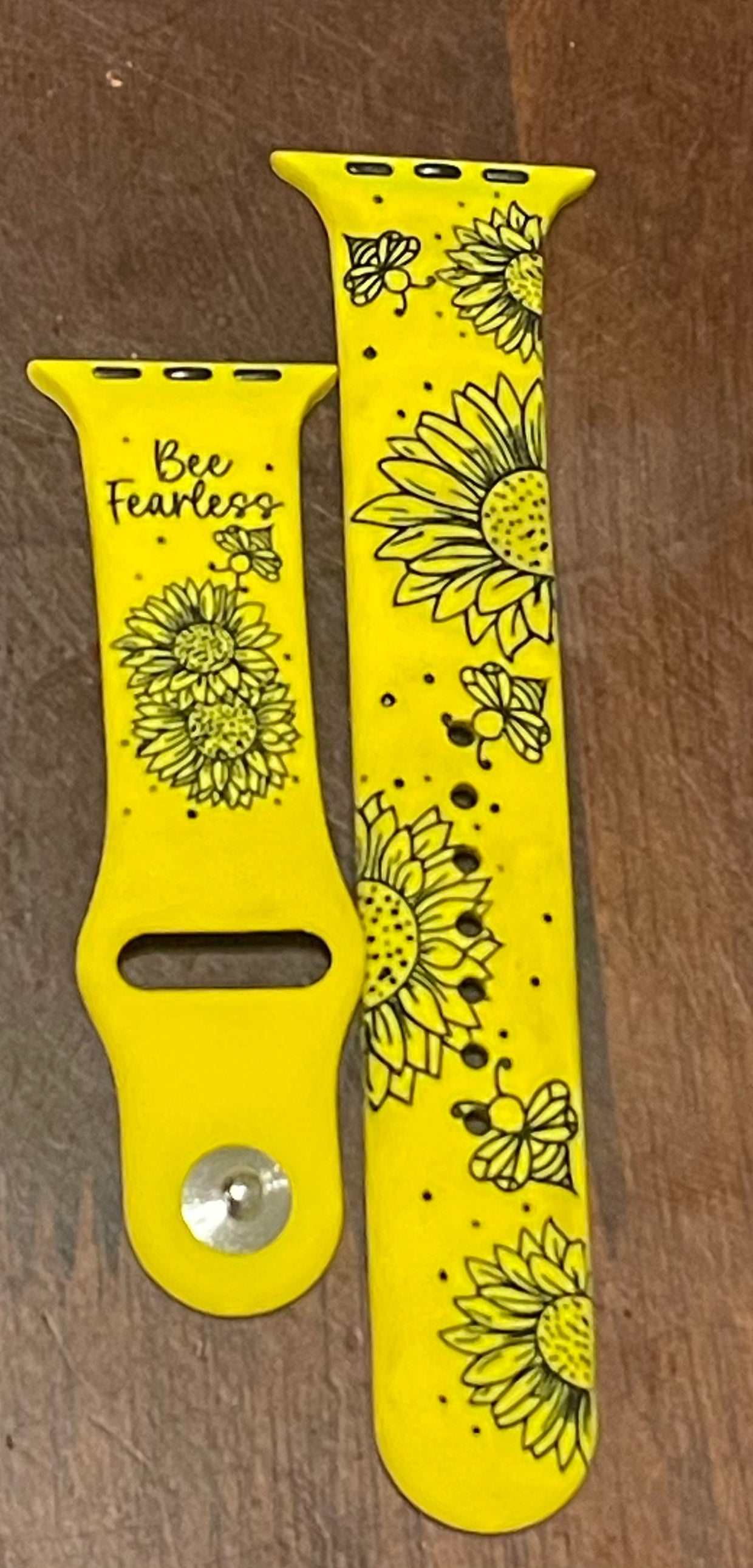 Engraved Watch Bands with Color