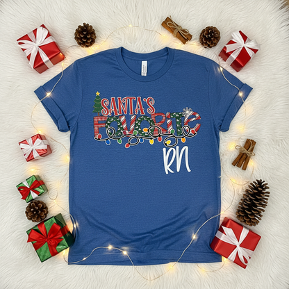 Santa's Favorite RN – Festive Flat Lay Mockup