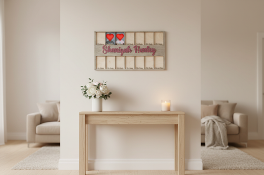School Year Frame – Living Room Wall Mockup