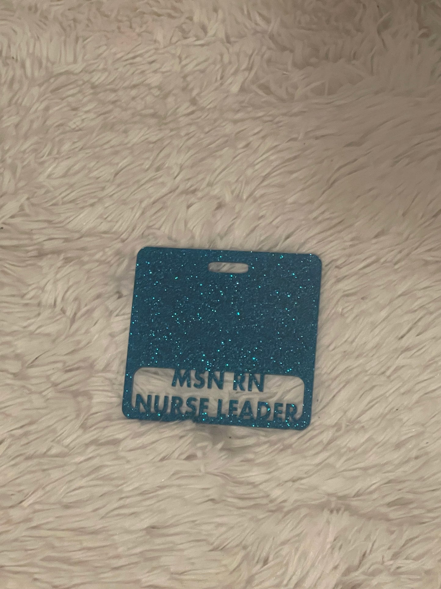 Healthcare Worker Badge Mate | Custom Acrylic Badge Reel Topper for Nurses & Medical Staff