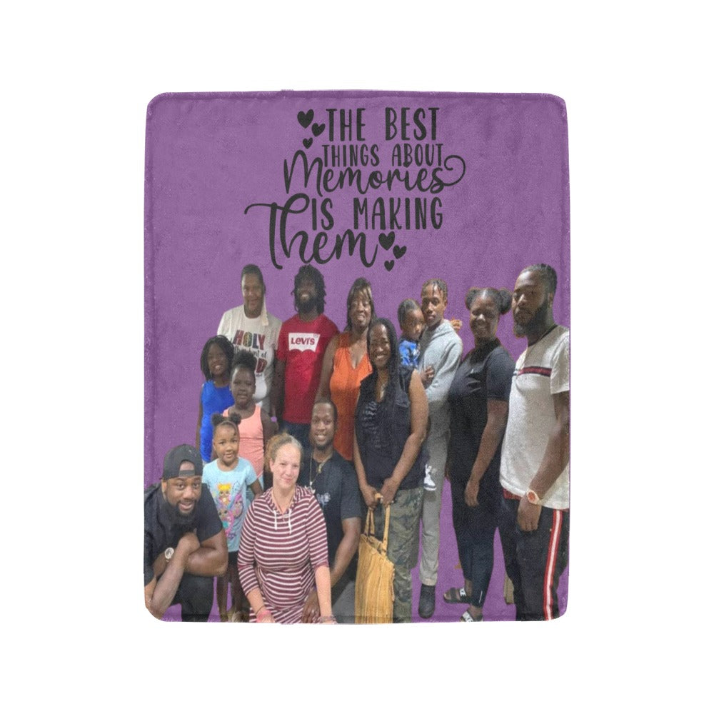 Custom Photo Fleece Blanket | Personalized Ultra-Soft Micro Fleece Blanket