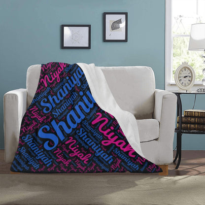 Custom Photo Fleece Blanket | Personalized Ultra-Soft Micro Fleece Blanket