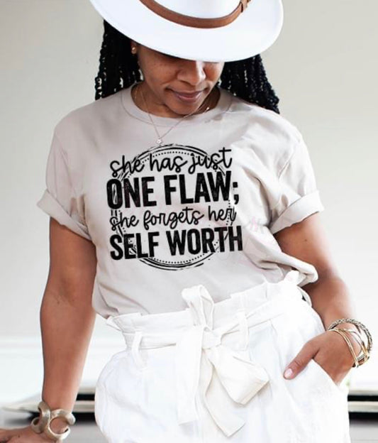 Self Worth T-Shirt | Women's Empowerment Graphic Tee