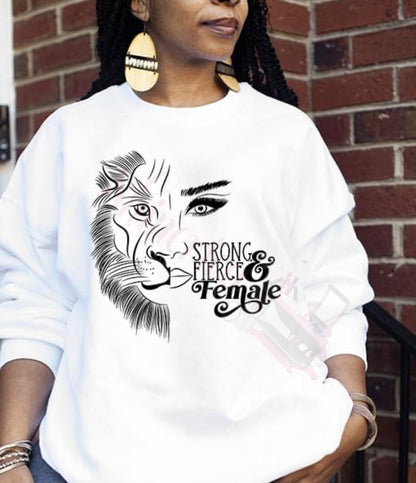 Strong Fierce T-Shirt | Women's Empowerment Graphic Tee