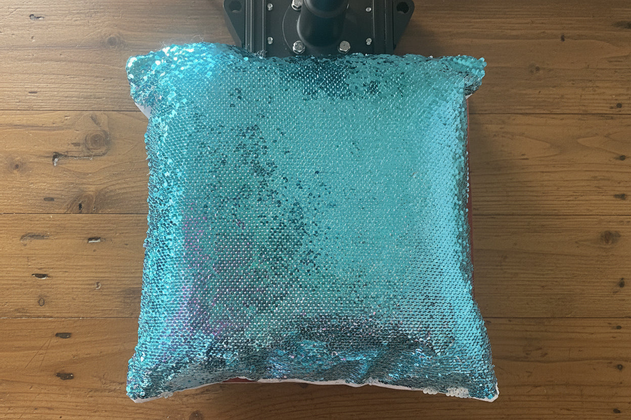Personalized Sequin Pillow Custom Photo or Message Gift