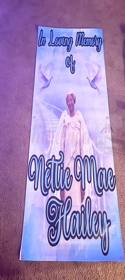 Custom Grave Blanket | Personalized Memorial Grave Cover for Loved Ones