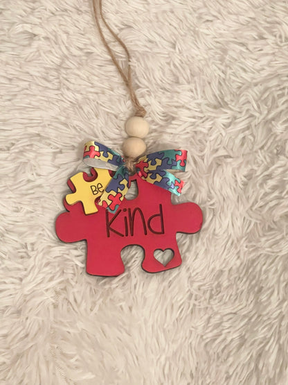 Autism Car Charm